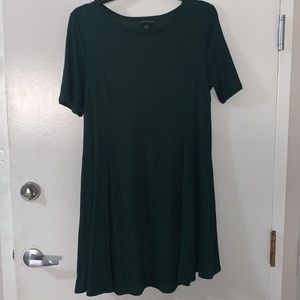 Forever 21 plus t shirt dress green